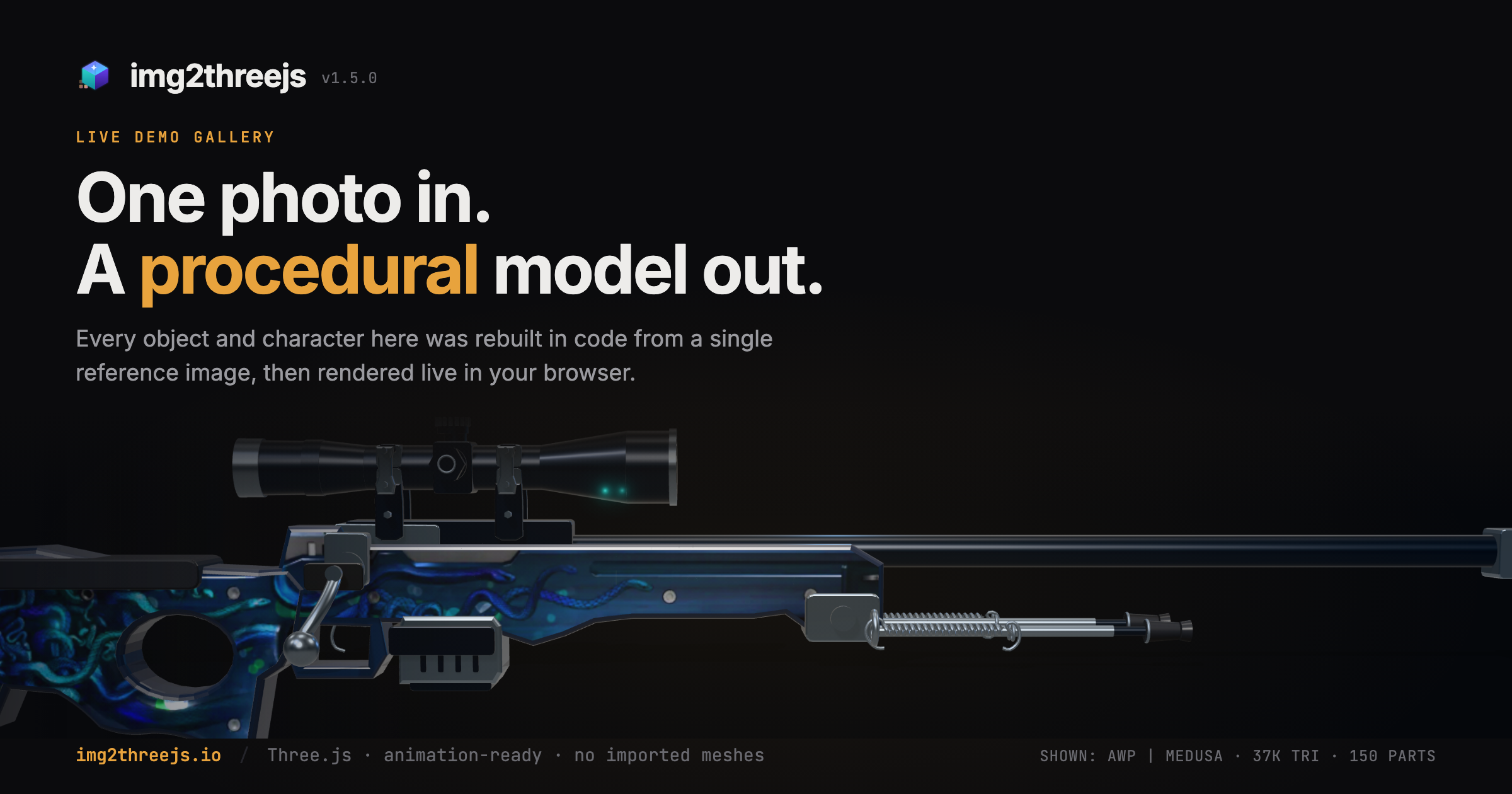 img2threejs website preview